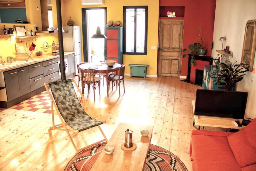 Апартаменты Artistic Loft, Downtown Montpellier, Wifi Экстерьер фото